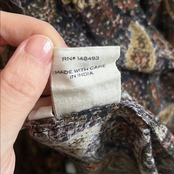 Doen// Paisley Cotton Dress - Picture 12 of 13